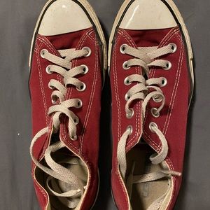 Burgundy Converse